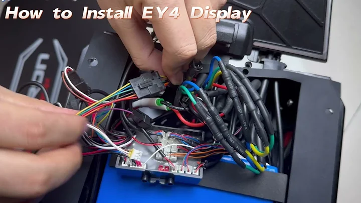 How to install Dualtron Newest EY4 Display？