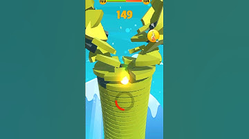 Stack ball crush 3d game Play #shorts #stackball #gaming #ballgame #shorts