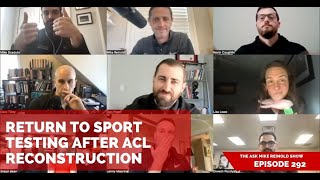 Return to Sport Testing After ACL Reconstruction