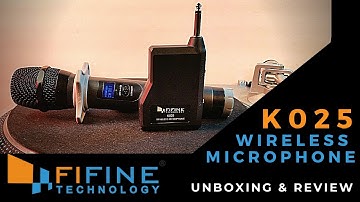 Wireless K025 Microphone - Under $30!!!!! Review