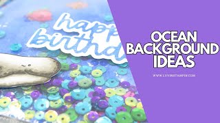 Easy Ocean Background Ideas | My First Discount Code