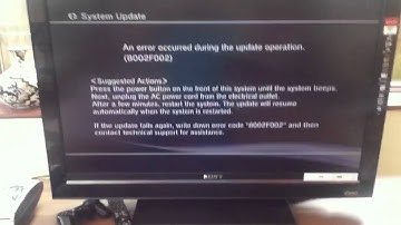 Error Installing Update Operation PS3