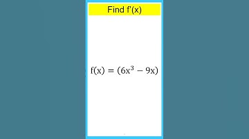 Solve Differentiation #maths #calculus #math #study