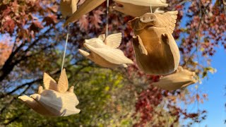 Flying pigs # bad mom#jtbcdrama #asmr #woodcarving