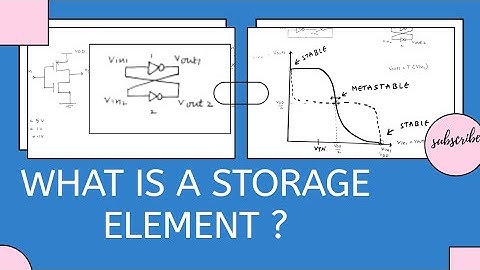 what is a storage element in electronics ? Analysis of basic latch  Explained !!