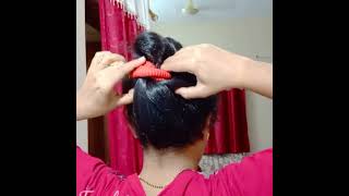 Cute Self Hairstyle #hairstyles #shorts #shortvideo