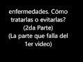 Enfermedades: Cómo sanar las enfermedades? Significado de las Enfermedades (2da Parte)