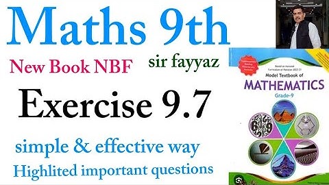 Maths class 9th | chapter 9 | Exercise 9.7 | Geometry and polygon | NBF | ex 9.7 | sir fayyaz