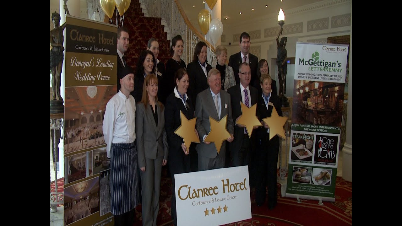 Donegal TV - Clanree Hotel upgraded to four star status
