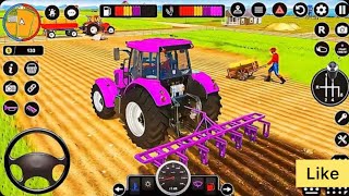 🚜Modern Tractor Farming Driving Simulator 3D - New Tractor Games - 🚚Android  Gameplay 🚜 screenshot 3