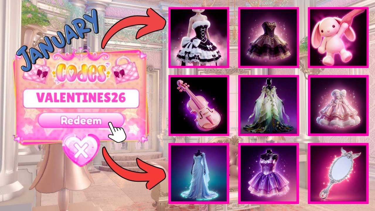 Hurry! ALL New Dress To Impress Codes January 2026 – Get FREE Rewards Before Valentine’s Update!