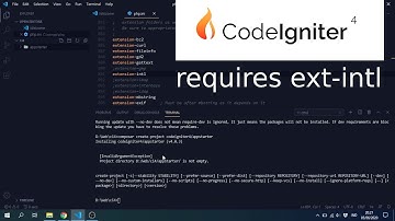 Solusi Error "requires ext-intl" Saat Install CodeIgniter 4