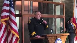 New Yolo County Sheriff Tom Lopez takes the oath
