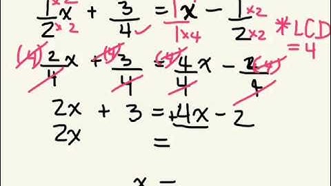 How to use equation Solving Strategies Involving Fractions 4.3 gr 9 academic