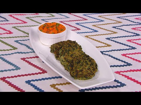 Tortitas de quinoa y espinaca / Mayonesa de zanahorias