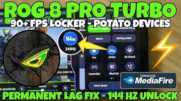 Rog Turbo Booster For Android Game ! Max FPS Fix Lag - No Root