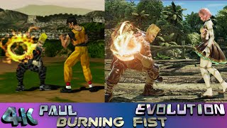 Paul Phoenix Burning Fist Evolution 4k 60 FPS.