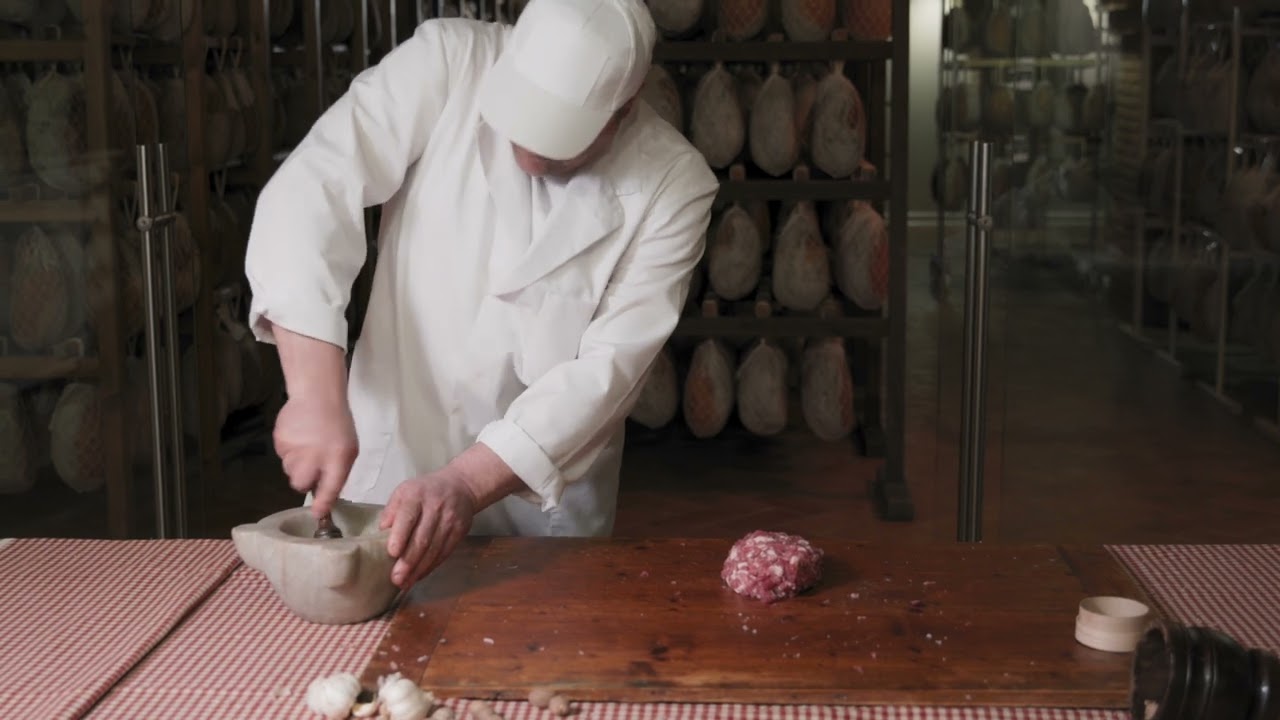SALAME PIACENTINO DOP con Fabrizio Mazzoni, Maestro Norcino