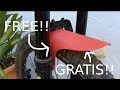 COMO HACER UN GUARDABARROS DE BICICLETA CASERO GRATIS ¿HOW TO DO A MTB MUDGUARD FOR FREE?