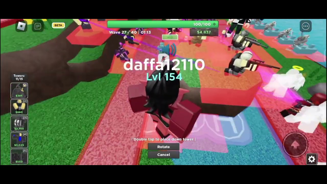 [base tower defense] hard 21min - YouTube
