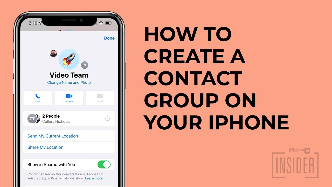 HOW TO CREATE A CONTACT GROUP ON YOUR SMARTPHONE - Our Blog