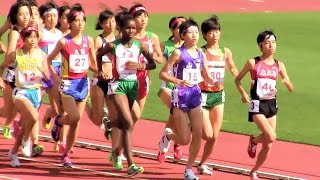 2015和歌山国体陸上 少年女子B3000m決勝 20151006