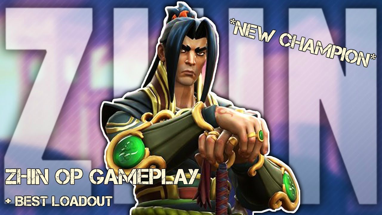 MASTERING *NEW* CHAMPION ZHIN! + BEST LOADOUT PALADINS 0B52 YouTube