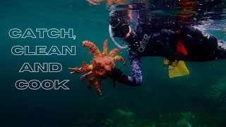 Tanks of The Oceans - My Frist Giant Puget Sound King Crab While Spearfishing