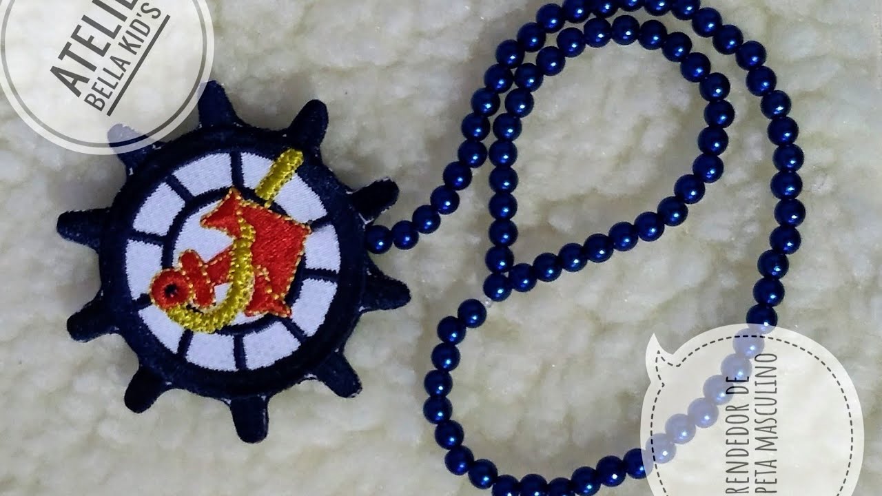 Prendedor de chupeta masculino parte 01