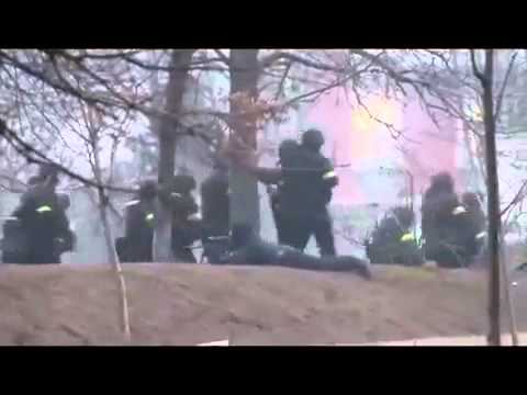 Снайпер Беркута на Майдане 20 февраля
