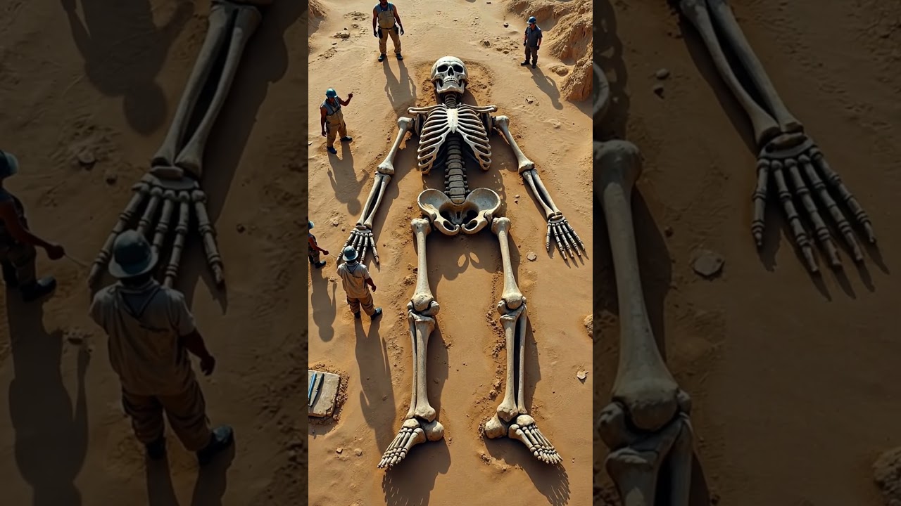 "Giant Skeleton ! 😱🦴 | The Hidden World" 