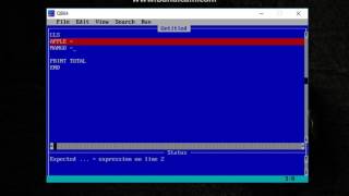 Episode 3: String and Numeric Variables in QBASIC
