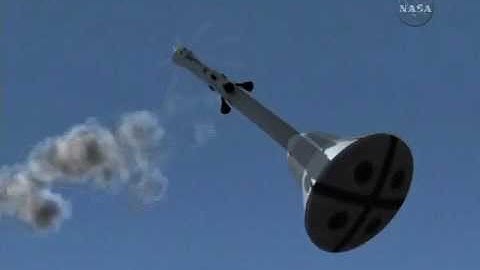 NASA Animation of the Orion Module Launch Abort System Pad Abort Flight Test.