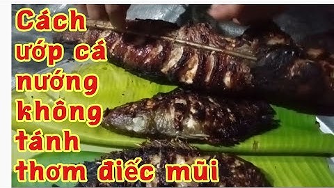 Cách ướp cá quả, cá rô đồng nướng than hoa không tanh thơm điếc mũi