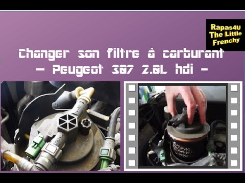 Remplacement filtre gasoil sur Peugeot 308 II - Tutoriels Oscaro.com