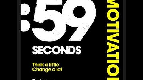 ⏳1 Minute Book Review - 59 Seconds: Think A Little Change  A Lot by Richard Wiseman 📚