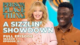 Ep 151. A Sizzlin' Showdown | Person Place or Thing Game Show with Melissa Peterman  Full Episode