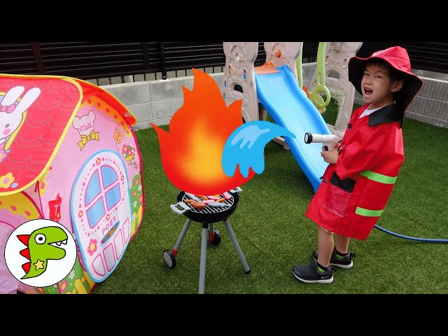 レオくんがコックさんや消防士の夢をみるよ！ トイキッズ - YouTube