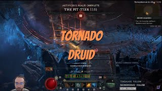 Tier 115 Pit - Tornado Druid - Season 4 - Diablo 4