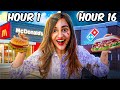 I ate fast food every hour for an entire day