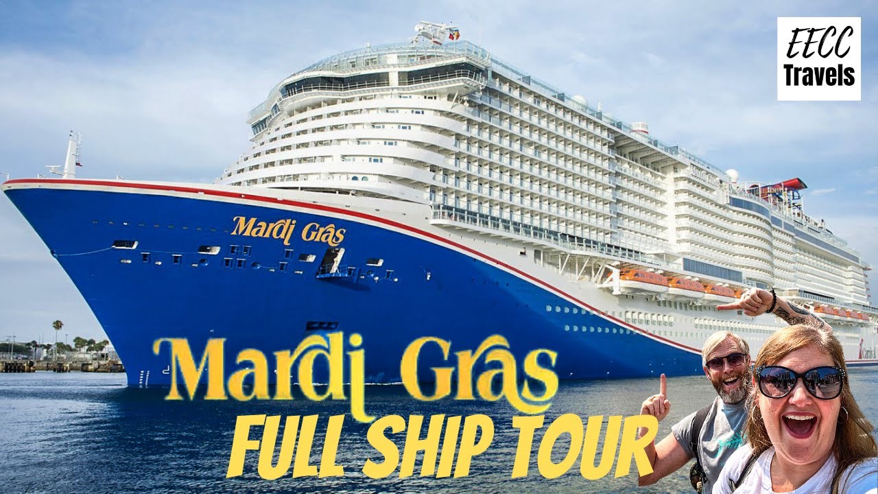 THIS SHIP IS AMAZING!! Carnival Mardi Gras Full Ship Tour (by EECC Travels)