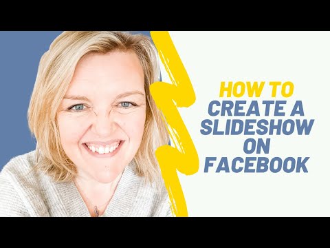 How to create a slideshow on Facebook