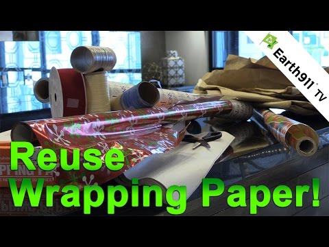 Reuse Wrapping Paper!