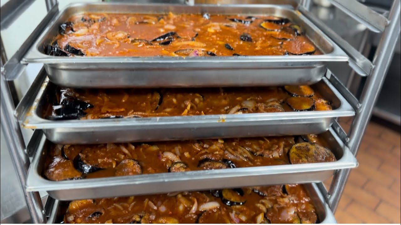 تعالو نعرفكم شلون سوون مركة بيذنجان خاص بالفنادق والمطاعم