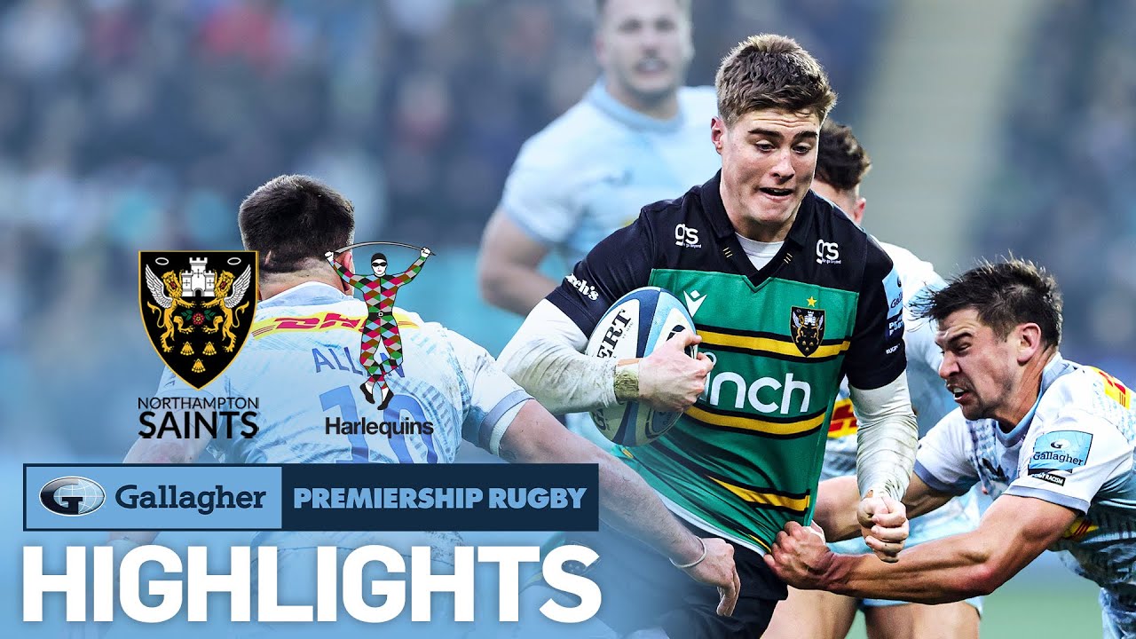 Northampton v Harlequins - HIGHLIGHTS Clinical Win at the Gardens! Gallagher Premiership 2022/23