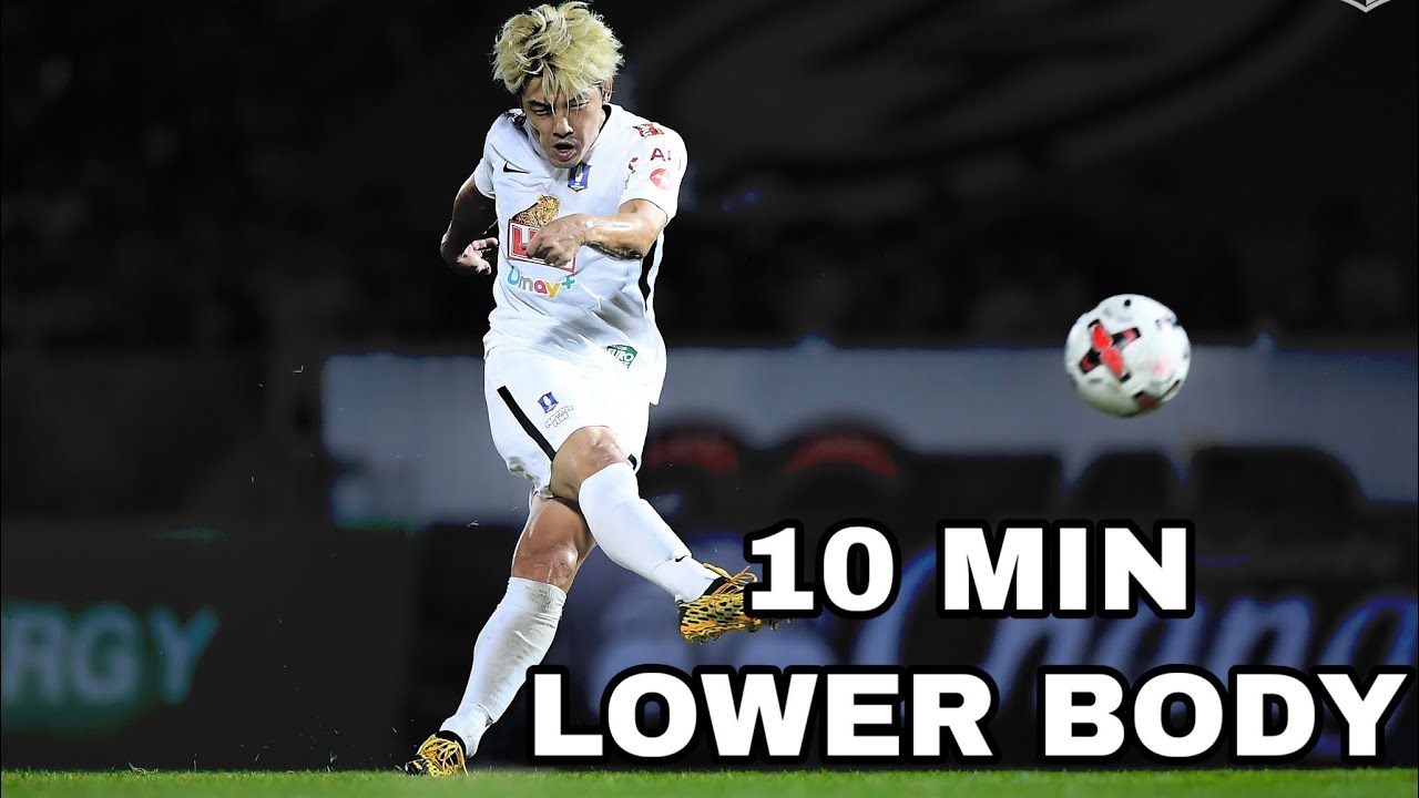 #18 【10 MIN】 LOWER BODY -WORKOUT-/ football player / yuki bamba - YouTube