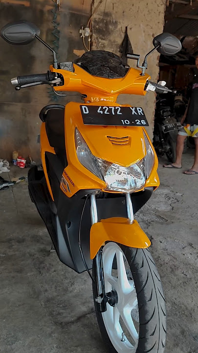 Beat Karbu Orange #beat #beatkarbu #honda #orange #oren #oranye #hondabeat