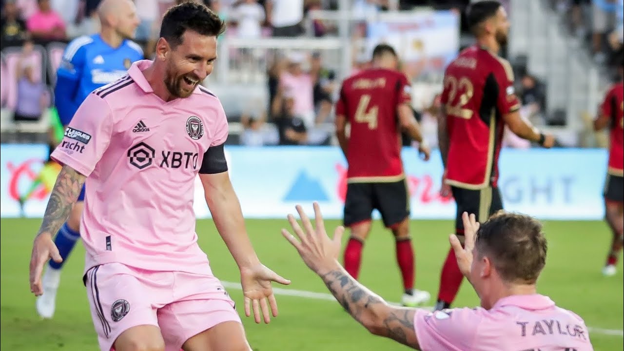 Com dois gols de Messi, Inter Miami goleia o Atlanta United e