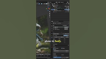 Rename plane to body and head for Smurf Cat meme - low poly 3d model game character in Blender