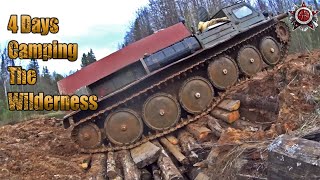 4Day Hardcore Tank Camping On The Russian Taiga #tank #survival #camping